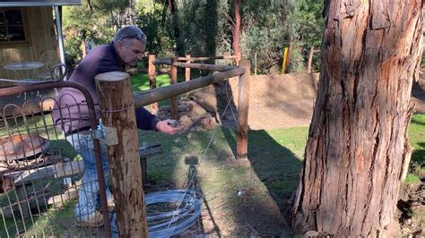 A few useful tools to manage this site. Second section build of the rabbit proof fence for the ...