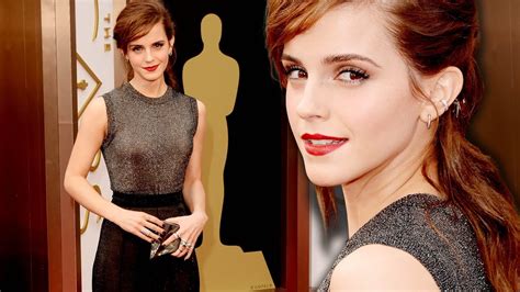 Emma Watson On The Red Carpet Oscars 2014 Youtube