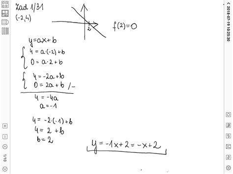 Podaj Wzór Funkcji Liniowej Której Wykres Przechodzi Przez Punkt A(1 3) - Matematyka gryzie: Funkcja Liniowa Nowa Era