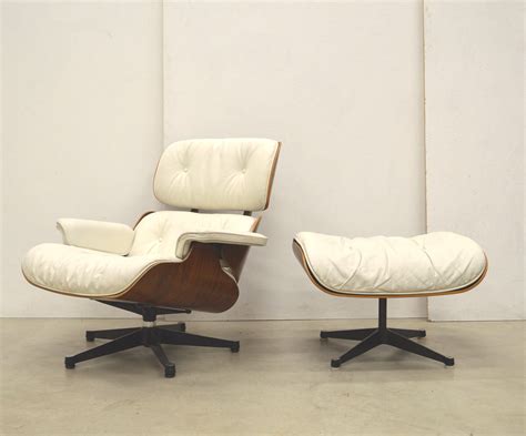 The eames lounge chair is probably the single most iconic piece of high modernist furniture ever made. Vintage white lounge chair by Charles Eames for Herman ...