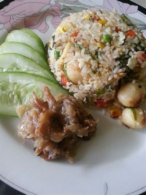 Quick & spicy nasi goreng. Nasi goreng kampung with tempoyak. | Nasi goreng, Food, Cooking