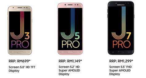 Untuk smartphone samsung j3 ini memiliki layar yang bisa dibilang cukup luas. Siri Galaxy J 2017 Kini Di Malaysia - Meliputi J3 Pro, J5 ...
