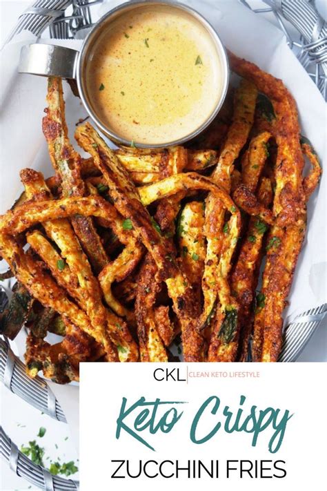 These zucchini fritters are unbelievably easy to make and a fun way to sneak veggies into your diet. Clean Keto Recipe | Crispy Baked Keto Zucchini Fries ...