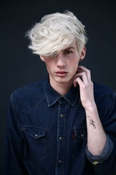 | dye bleached natural hair black within 30 minutes! bleach blonde hair tumblr guy - Google Search | Hair ...