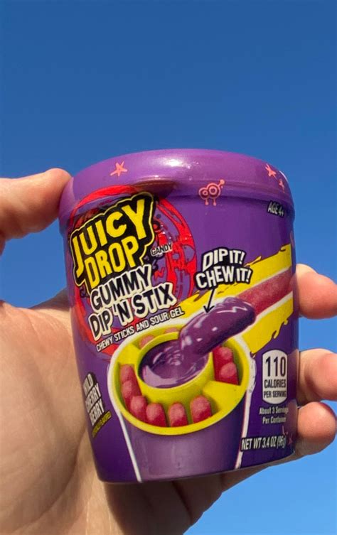 1 Tiktok Famous Juicy Drop Gummy Dip N Stix Etsy