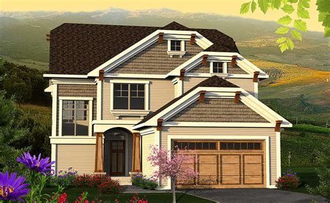 Clipped Gable Craftsman Home Plan 89956ah