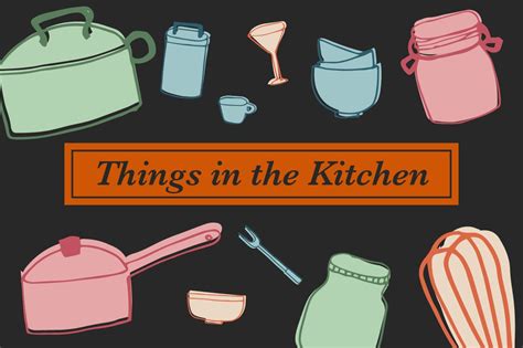 Things In The Kitchen 59 Objects ~ Illustrations ~ Creative Market