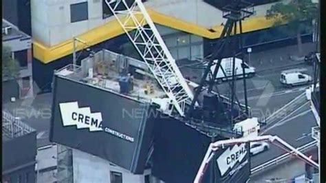 Melbourne Crane Collapse Injures Worker Sparks Peak Hour Traffic Chaos