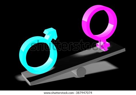 3d gender sex concept male female stock illustration 387947074 shutterstock