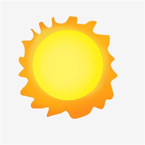 Hot Summer Clipart Vector Cartoon Summer Sun Hot Summer Sun Clipart