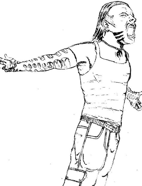 Wwe coloring pages jeff hardy free printable jeff hardy coloring. Wwe Jeff Hardy Coloring Pages Sketch Coloring Page