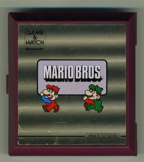 For mod or repair services, see what all i offer here (services). Mario Bros. Game & Watch (1983) | Nintendo mario bros ...