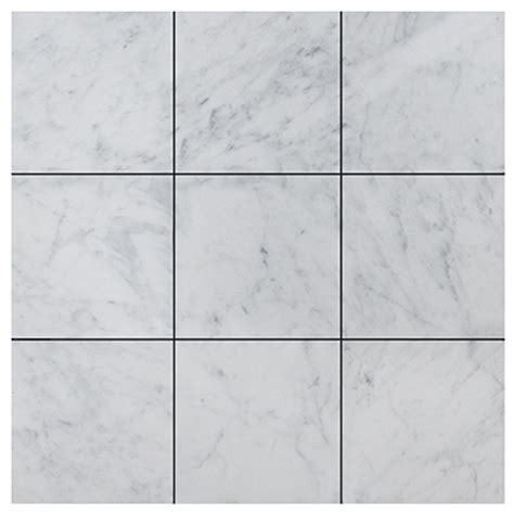 4 X 4 Italian Carrara Marble Tile Honed