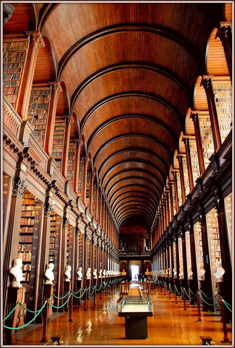 Trinity College Dublins Library Ireland Built In 1592 This Library