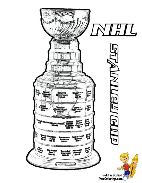 Nhl Teams Coloring Pages Coloring Pages