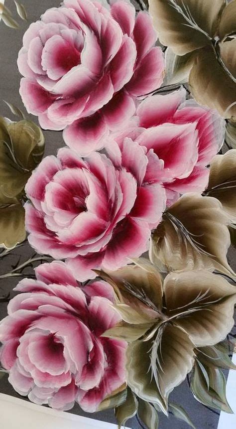 54 Trendy Painting Rose Art One Stroke In 2021 Painting Patterns Art