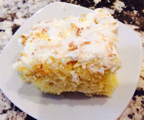 The texture of this cake is a lot like a tres leches cake, but not quite as wet. Coconut Pineapple Poke Cake | Recipe | Pineapple poke cake ...