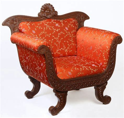 Teak Wood Carved Royal Maharaja Rajasthani Carved Sofa Chair At Rs