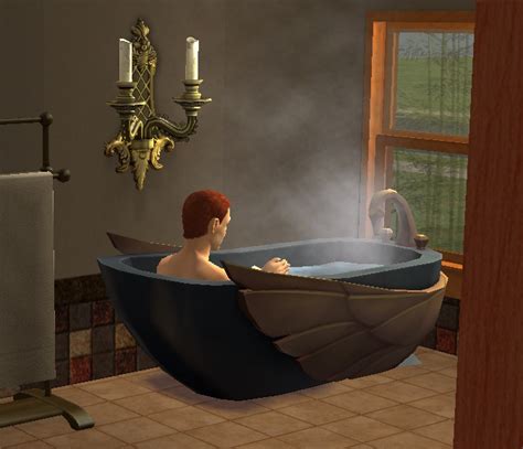 Theninthwavesims The Sims 2 The Sims 4 Get Famous Bathtub For The Sims 2