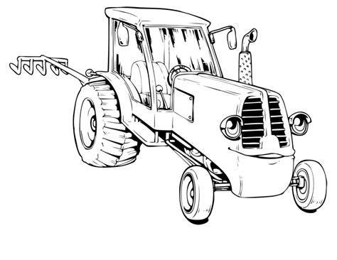 Coloring Pages Of Tractors Coloring Pages Kids