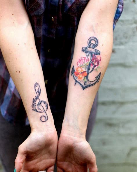30 floral anchor tattoos for women tattooblend dotwork anchor tattoo. 30 Floral Anchor Tattoos For Women - TattooBlend