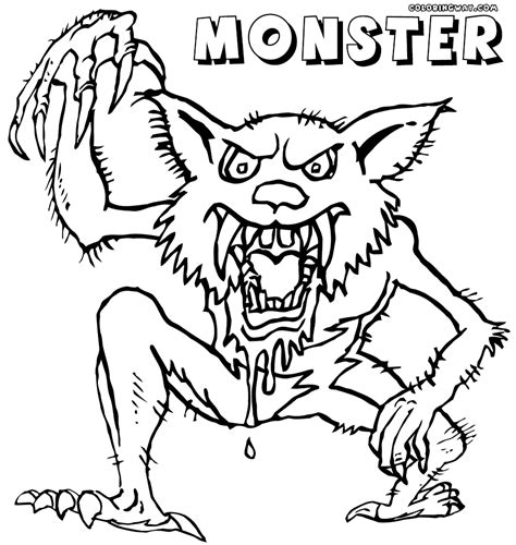 Monster Coloring Pages Coloring Pages To Download And Print