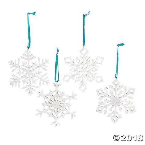 Iridescent Snowflake Christmas Ornaments Keep Close The Memory Of The