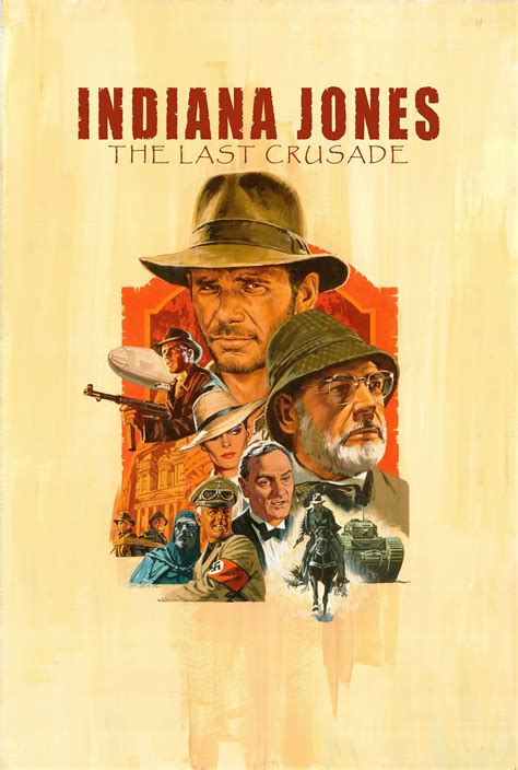 Indiana Jones Poster The Last Crusade Indiana Jones Movie Poster