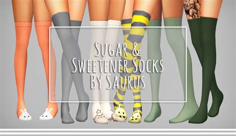 Sweet Socks Set Saurus On Patreon Cottagecore Clothes Sims4 Clothes