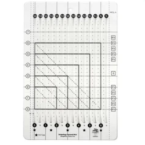 Creative Grids Mini Stripology Squared Ruler Creative Grids Janome