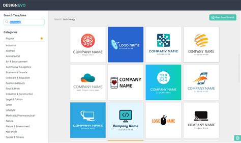 DesignEvo Review 2018 - Best Logo Maker Company, start creating logos