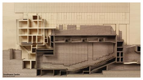 Architectural drawing showing elevation, cross section, and plan for a hirondellier militair, a military aviary for swallows used as. Southbank Centre | Work | FCBStudios | Architecture model ...