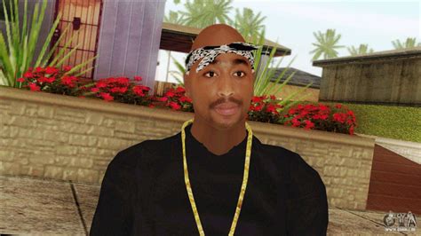 Tupac Shakur Skin V2 Für Gta San Andreas
