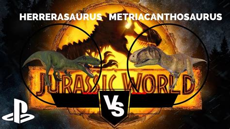 Jurassic World Evolution 2 Herrerasaurus Vs Metriacanthosaurus