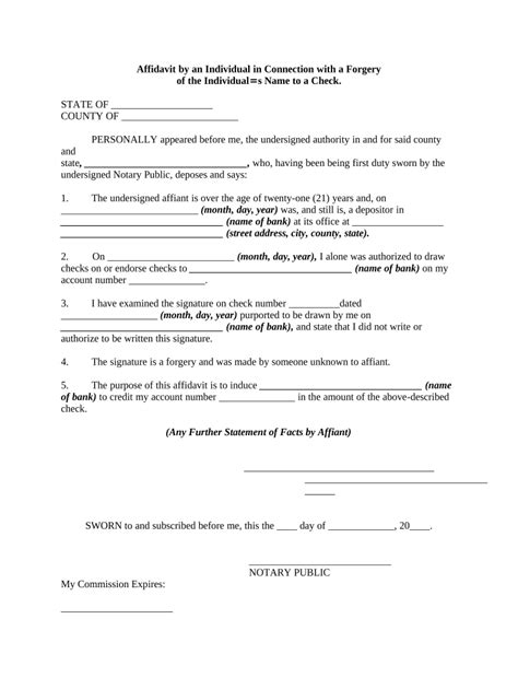 Affidavit Letter Form Fill Out And Sign Printable Pdf Template Signnow