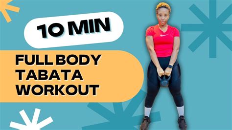 Min Full Body Tabata Workout Cardio Strength Fat Burning