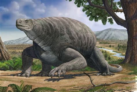 Cotylorhynchus Bransoni A Prehistoric Animal From The Paleozoic Era