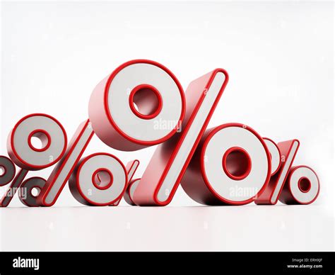 Percentage Signs Isolated On White Background Stock Photo Alamy