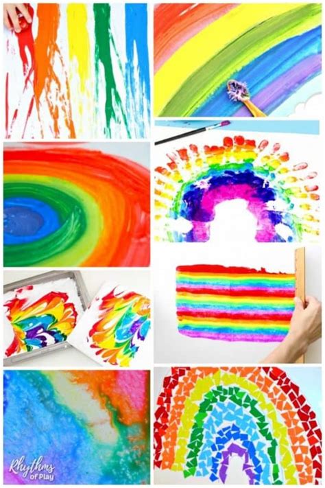 Rainbow Arts Crafts And Painting Ideas Rop