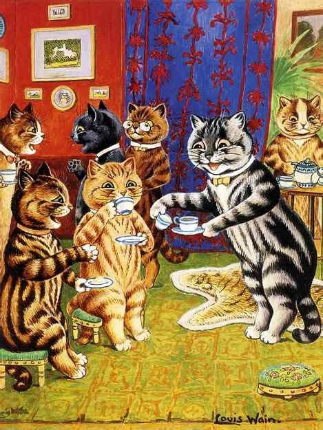 Stunning louis wain cat illustration cats nightmare owls stare cute rare black and white image p1. Cartier rapid response event on 28 July: come join us ...