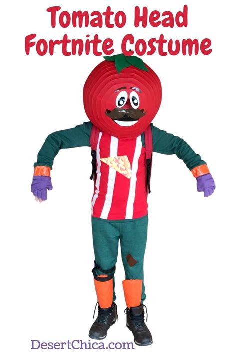 How To Make A Tomato Head Fortnite Costume Boy Halloween Costumes