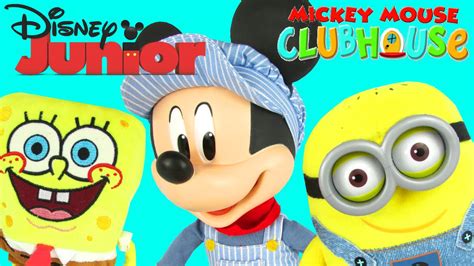 Mickey Mouse Clubhouse Spongebob Toys Episode Disney Junior Train