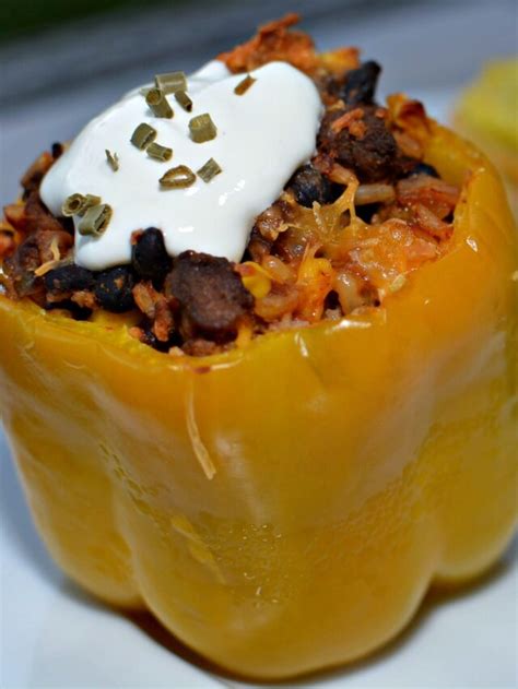 Taco Stuffed Peppers The Cookin Chicks