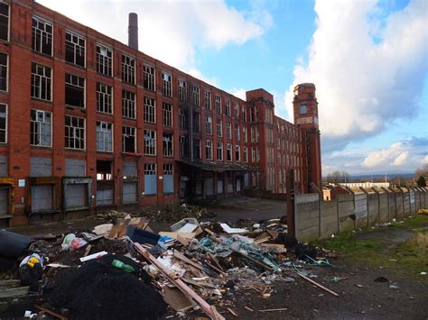 Abandoned Mill In Oldham Uk It Is Being Cleared For Demolition Now
