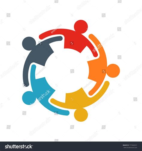 group-of-business-people-business-people-sharing-their-ideas-logo-illustration-people-social