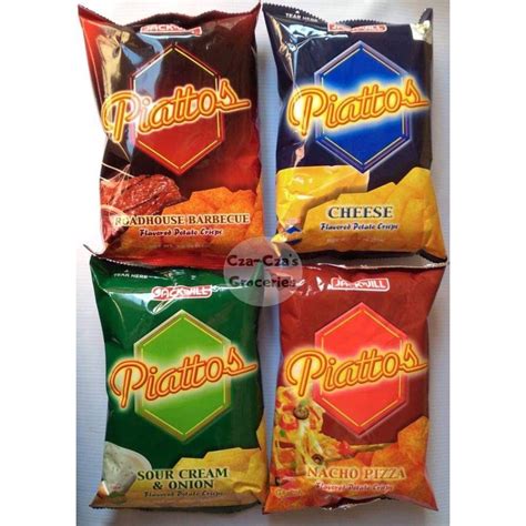 Piattos Flavored Potato Crisps 85g In Different Flavors Shopee