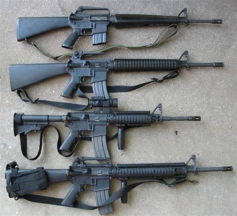 M16 Fuzil M16a1 M16a2 M4 M16a4 Espingarda Armas Militares