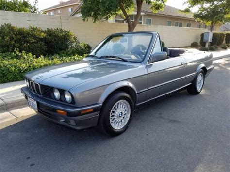 Eag sales department is working remotely; 1991 e30 BMW 325i Convertible Gray with Leather - No Rust for sale - BMW 3-Series 1991 for sale ...