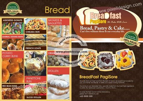 Contoh Brosur Roti Dan Kue Yang Menarik Makanan Makanan Beku Roti