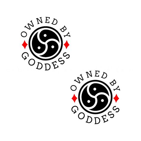 2 Sexy Temporary Tattoos Owned By Goddess Triskelion Symbol For Slave Erotic Bdsm Kinky Body Art